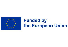Logo der Europäischen Kommission mit EU-Flagge und Text „Funded by the European Union“